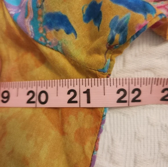 Soft Surroundings Aqua Pink Graphic Tunic - Picture 6 of 7